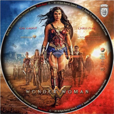 Wonder Woman Movie Poster On Dvd Cover