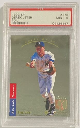 Sp Derek Jeter Rc Upper Deck Rookie Signed Psa Case Ebay