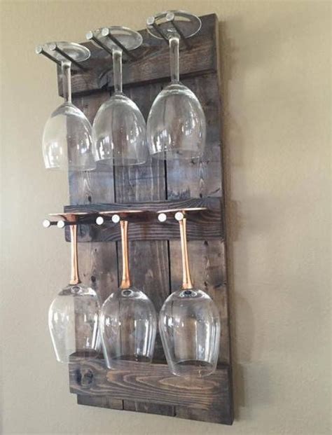 Rustic Wine Glasses Barn Mirror Wall Decor