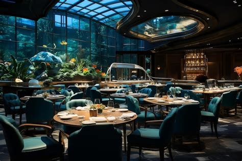 Premium AI Image Savor Culinary Excellence Large Luxury Restaurant