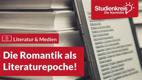 Die Romantik Als Literaturepoche Literatur Verstehen Mit Dem