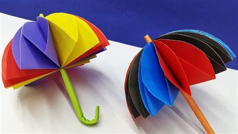 How To Make a Awesome Paper Umbrella # DIY Paper Craft # Umbrella Making Trick