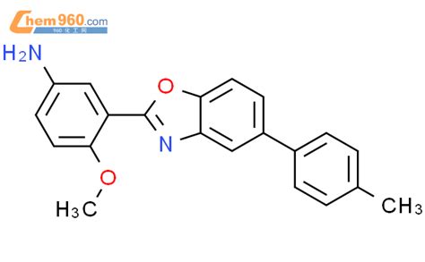 599204 24 7 BENZENAMINE 4 METHOXY 3 5 4 METHYLPHENYL 2 BENZOXAZOLYL