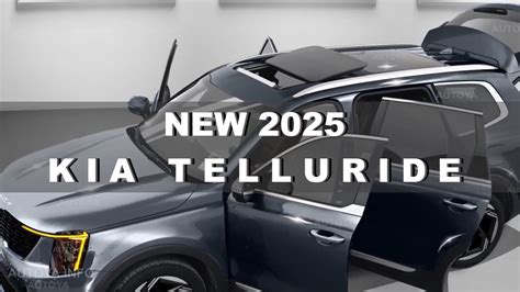 Virtually Refreshed 2025 Kia Telluride Shows Ritzy Digital Colors For