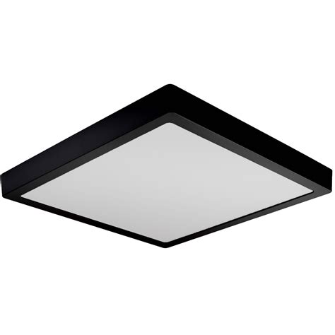 PANEL LED NATYNKOWY PLAFON 30cm Kwadrat 24W Czarny ILUMINAR W Dobrym