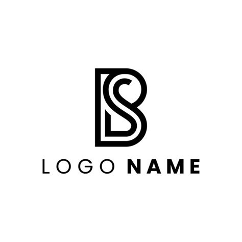 Dise O Del Logotipo De Las Letras Sb O Bs Vector Premium