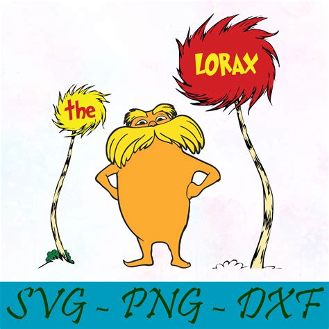 The Lorax Svg Png Dxf Cat In The Hat Svg Png Dxf Cricut Dr Seuss Svg