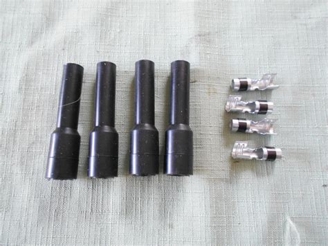 Spark Plug Cap Set X4 Straight Cap Fits Most 4 Cyl Cars British
