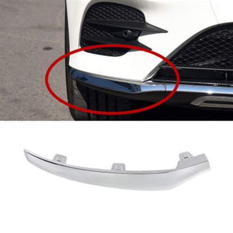 Right Side Front Bumper Chrome Cover Trim For Mercedes Benz GLC Class