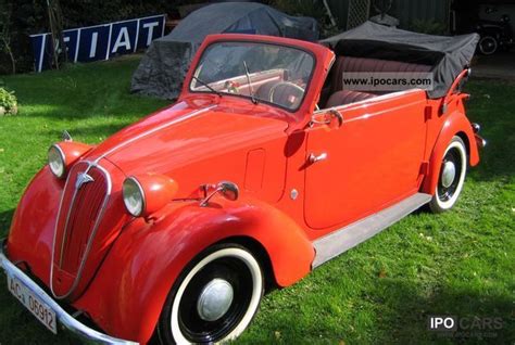 1937 NSU Fiat 508C Ballila Car Photo And Specs