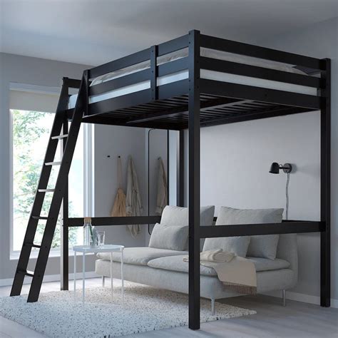 Ikea Loft Bed Queen Size Furniture And Home Living Furniture Bed Frames And Mattresses On Carousell