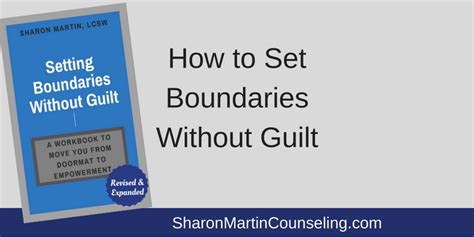 How To Set Boundaries Dr Sharon Martin Lcsw