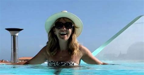 Corrie S Samia Longchambon Parades Toned Figure In Tiny Bikini While Cut In Half Trendradars Uk