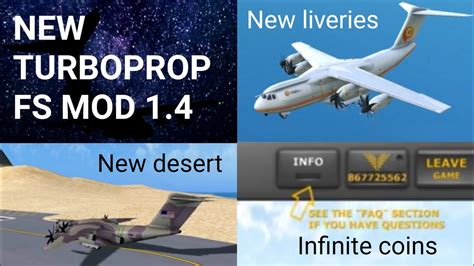 Turboprop Fs Mod 14 Review New Liveries Infinite Currency Desert