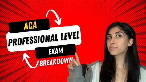 ICAEW ACA Professional Level Exam Breakdown Chartered Accountant