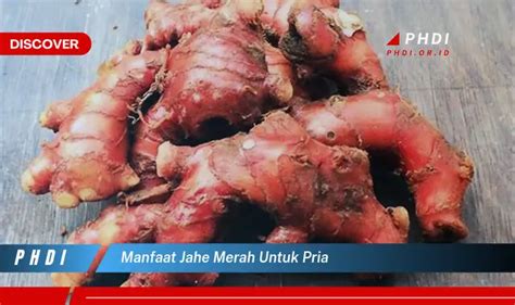 Ketahui Manfaat Jahe Merah Untuk Pria Yang Jarang Diketahui