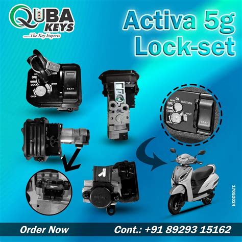 Black Honda Activa 5G Lockset At Rs 1999 Piece In New Delhi ID