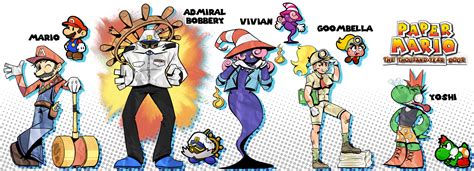 Paper Mario Ttyd Redesigns By Chilichapters On Newgrounds