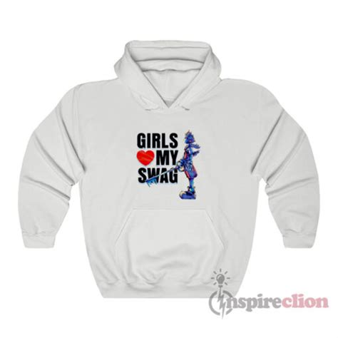 Sora Girls Love My Swag Kingdom Hearts Hoodie Inspireclion