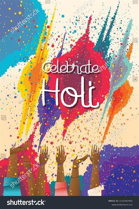 Holi Festival Background Vector Illustration Stock Vector (Royalty Free) 2110187450 | Shutterstock