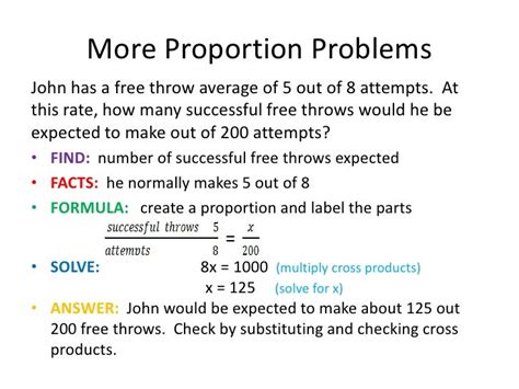 Using Proportions To Solve Problems