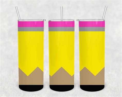 Pencil Oz Skinny Tumbler Design Sublimation Tumbler Wrap Etsy