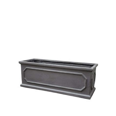 Slate Light Grey Trough Garden Pots Planters Apta