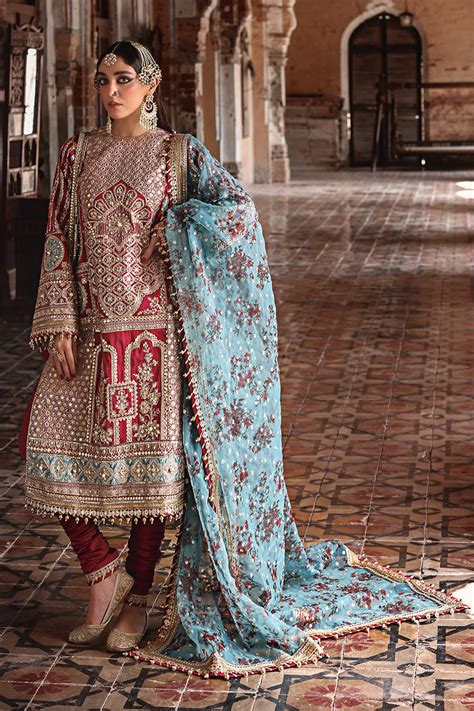 Mohsin Naveed Ranjha Unstitched Festive Iv Bibi Lal Zinnia Couture