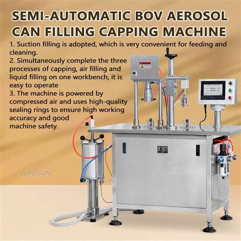 Bov Aerosol Filling And Capping Machine