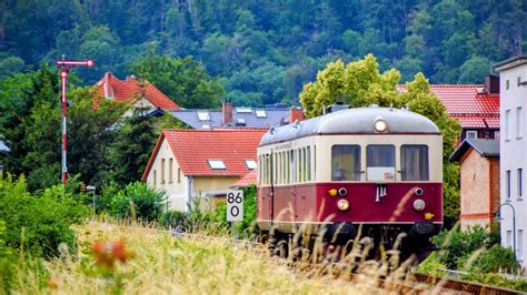 Esslinger Triebwagen Ausfahrt Thale Hbf YouTube