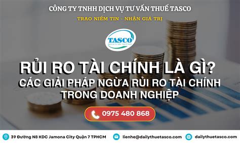 Rủi Ro Tài Chính Là Gì Các Giải Pháp Ngừa Rủi Ro Tài Chính Trong Doanh