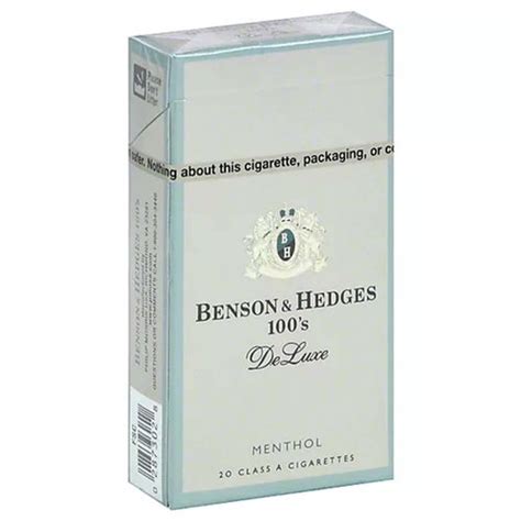 Benson Hedges 100 S Deluxe Ultra Lights Menthol Cigarette 51 OFF