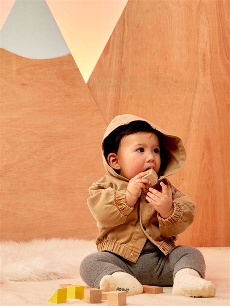 Veste en twill pur coton à capuche Beige Kiabi 8 00