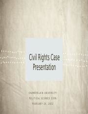 How The Courts Address Or Respect Our Rights As Citizens Pptx Civil