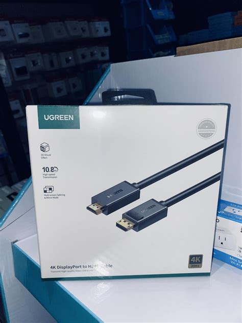 Ugreen Display Port Male To Hdmi Male Cable 15m Dp101 10239 Computers And Tech Parts