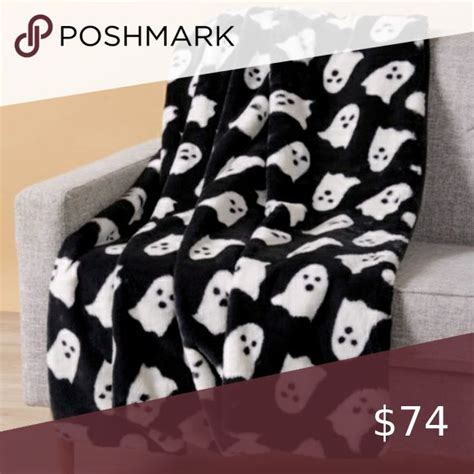 Ghost Fur Throw Blanket Bedding