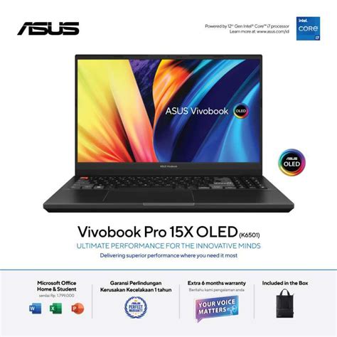 Jual Asus Vivobook K Zm Oleds Core I H Gb Gb W