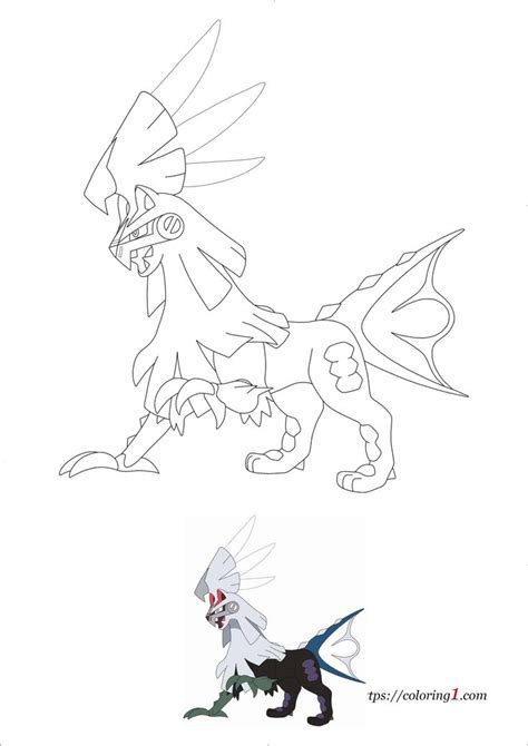 Silvally Pokemon Coloring Page Coloring Pages