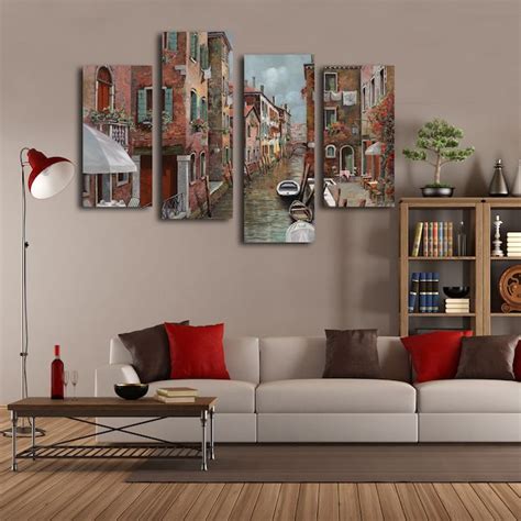 S Rie De Tableaux Pour Salon Tableau De Venise Pour Deco Int Rieur Sur