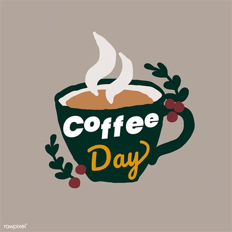 Coffee day logo design vector | premium image by rawpixel.com / TK | Logo design, Background ...