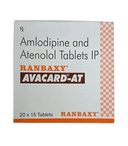 Amlodipine Atenolol Tablets At Rs Strip Magob Surat Id