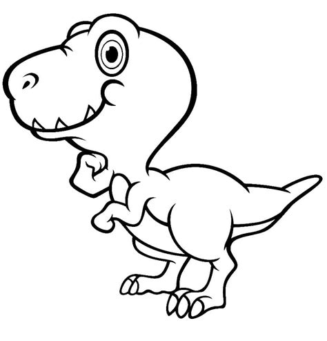 Målarbilder T Rex