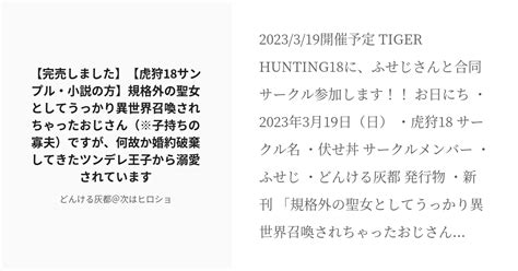 R 18 兎虎 腐向け 【完売しました】【虎狩18サンプル・小説の方】規格外の聖女としてうっかり異世界召喚され Pixiv