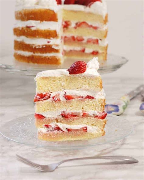 Strawberry Tall Cake Strawberry Chiffon Cake Baking Sense®