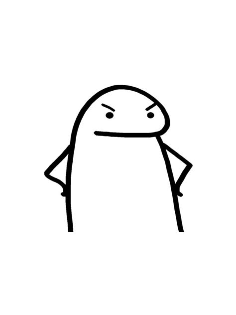 Flork Angry Drawing by Stickers' House - Fine Art America