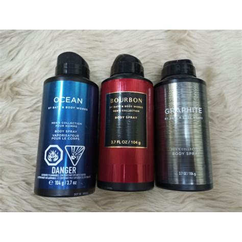 BBW Men S Collection Body Spray 3 7oz Choose 1 Shopee Philippines