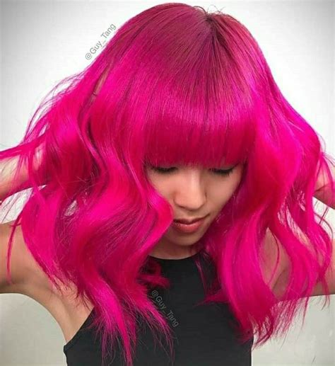 Pin By Charleen On Peinados Bold Hair Color Bright Hair Colors Hot Pink Hair