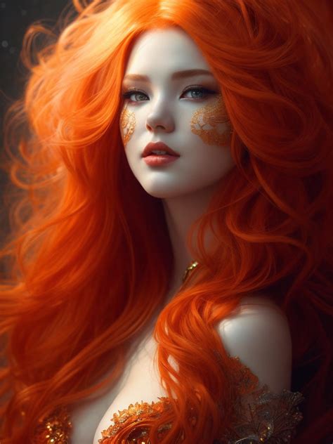 Orange Hair Winter Solstice Woman 3 By Arrojado On Deviantart