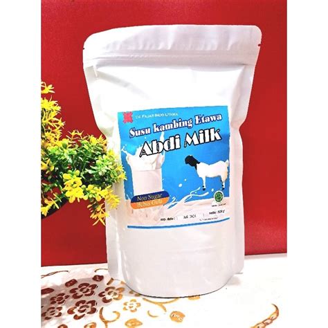 Jual Susu Kambing Etawa Bubuk Abdi Milk Non Sugar 1kg Tanpa Gula