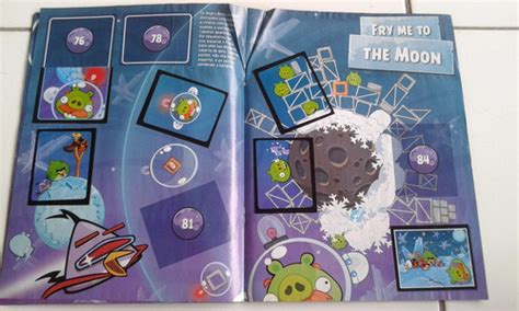 Lbum Angry Birds Space Sucata Figurinhas Mercadolivre